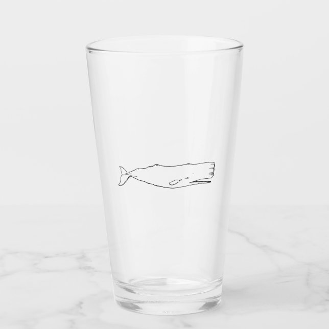 Vintage Whale Glass (Front)