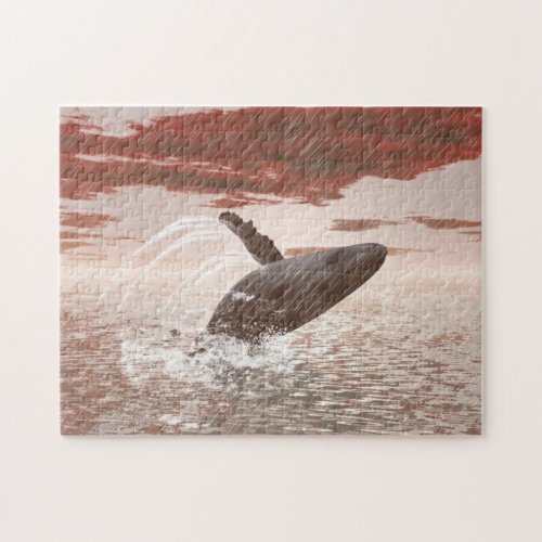 Vintage Whale jigsaw Puzzle