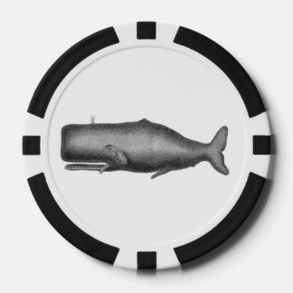 Vintage Whale Poker Chips