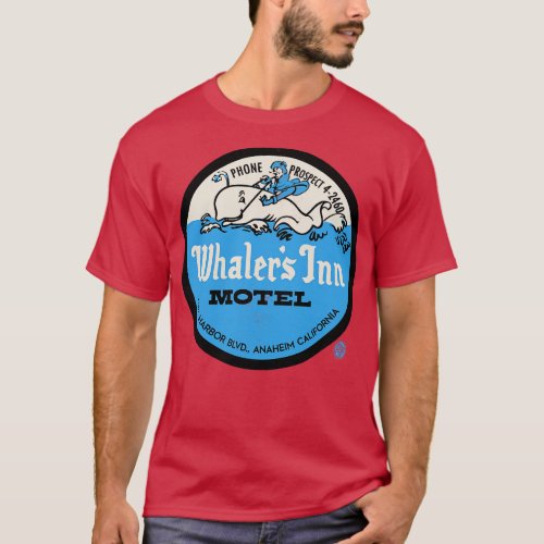 Vintage Whalers Inn Anaheim California T_Shirt