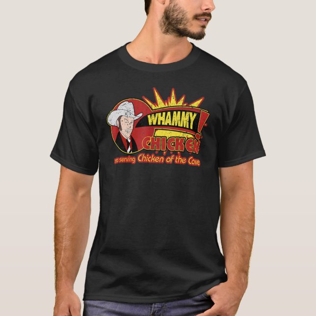 Vintage Whammy Chicken Of The Cave T-Shirt (Front)