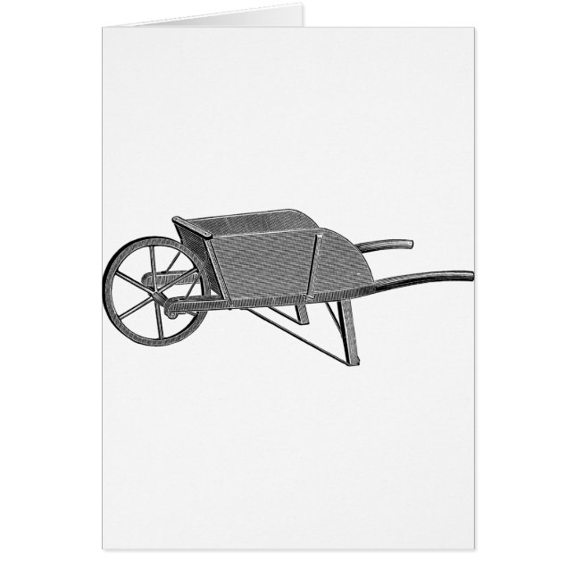 Vintage Wheelbarrow Cards (Front)