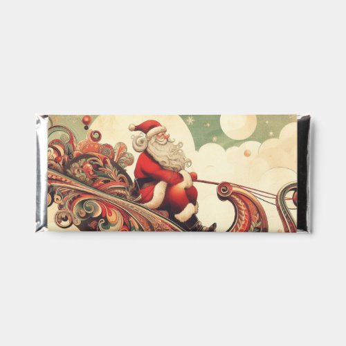 vintagewhimsicalsantaChristmas Hershey Bar Favors