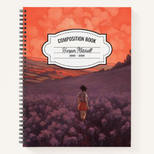 Vintage Whimsical Scenery Composition Notebook