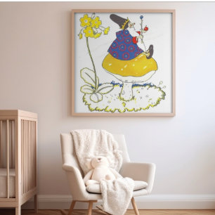 Vintage Whimsical Storybook Wedding in the Forest  Poster