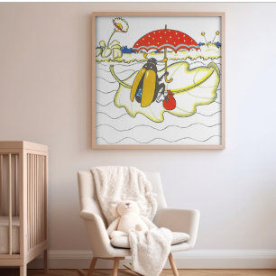 Vintage Whimsical Storybook Wedding in the Forest  Poster