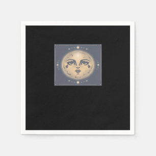 Vintage Whimsigoth Moon Napkins