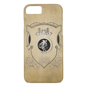 Vintage Whimsy Mouse Knight Shield Iphone 8/7 Case by BluePress at Zazzle