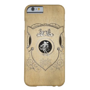 Vintage Whimsy Mouse Knight Shield Barely There Iphone 6 Case by BluePress at Zazzle