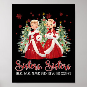 Vintage White Christmas Movie 1954 Sisters Sisters Poster