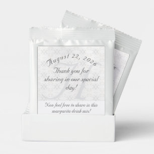 Vintage White Lace Wedding Margarita Drink Mix
