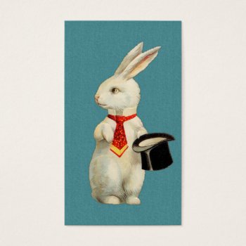 Vintage White Rabbit by Kinder_Kleider at Zazzle