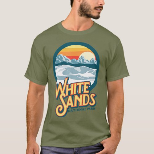 Vintage White Sands National Park Retro Vibe T_Shirt
