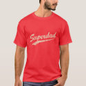 Vintage White Super Dad T-Shirt
