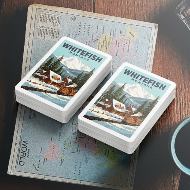 Vintage Whitefish Montana Poker Cards (Creator Uploaded)
