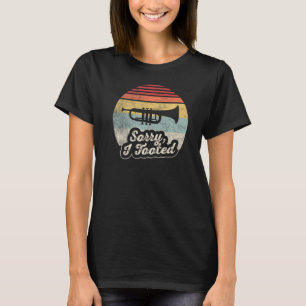 Vintage Who Tooted Train Model Railroad Conductor T-Shirt