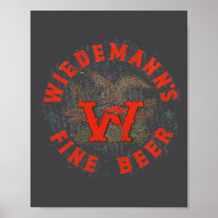 Vintage Wiedemanns Fine Beer Wiedemann Brewing New Poster