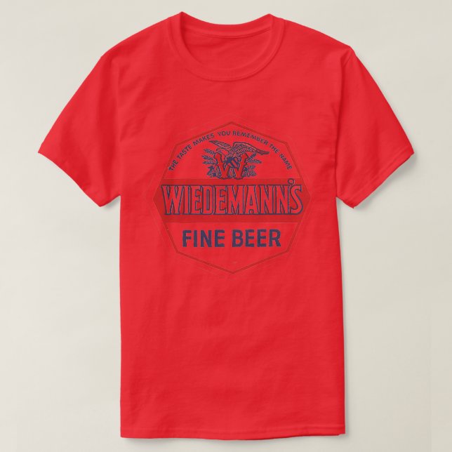 Vintage Wiedemannx27s Fine Beer Wiedemann Brewing  T-Shirt (Design Front)