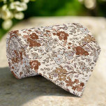 Vintage Wild Floral Brown Flower Nature Pattern Neck Tie<br><div class="desc">Vintage Wild Floral Brown Flower Nature Pattern</div>