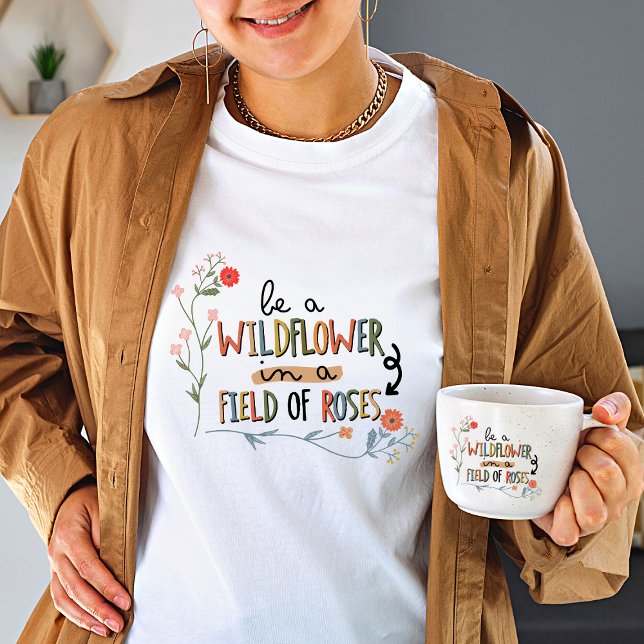 Vintage Wild flower White women T-Shirt (Creator Uploaded)
