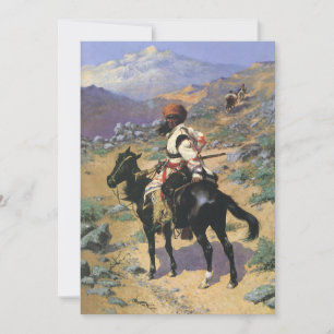 Vintage Wild West, An Indian Trapper by Remington