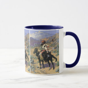 Vintage Wild West, An Indian Trapper by Remington Mug