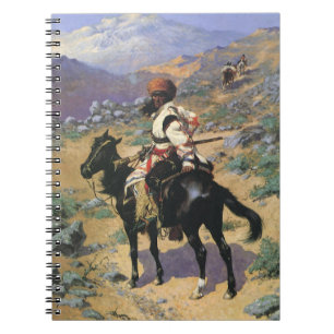 Vintage Wild West, An Indian Trapper by Remington Notebook
