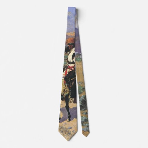 Vintage Wild West An Indian Trapper by Remington Tie