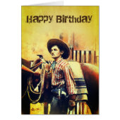 Vintage Wild West Birthday Card | Zazzle