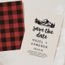 Vintage Wilderness | Plaid Save the Date Card