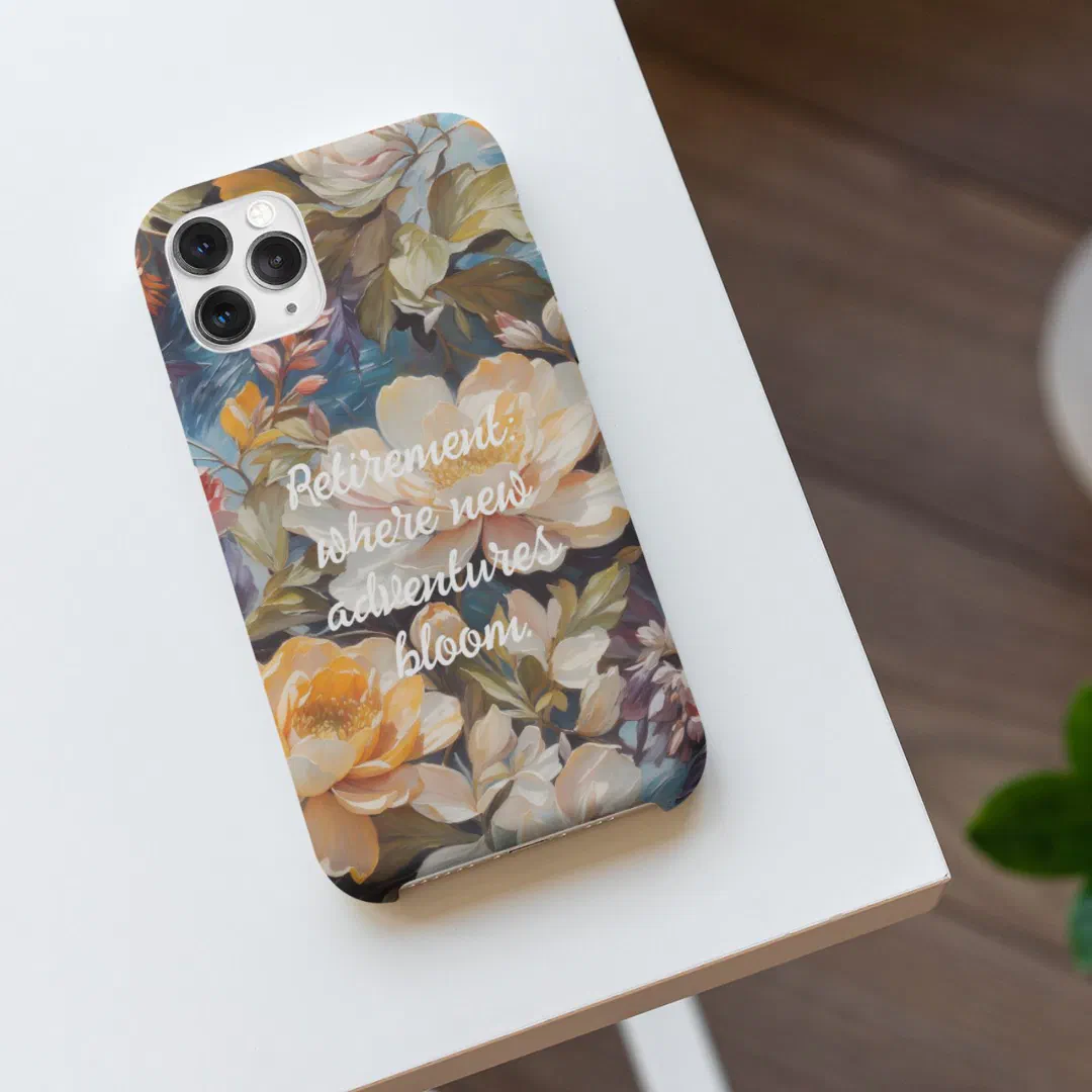 Vintage Wildflower Custom Retirement Gifts for Her Case-Mate iPhone Case (Vintage Wildflower Custom Retirement Gifts for Her)