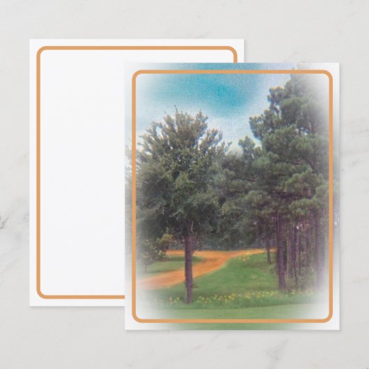 Vintage Wildflower Forest Stationary (Front/Back)