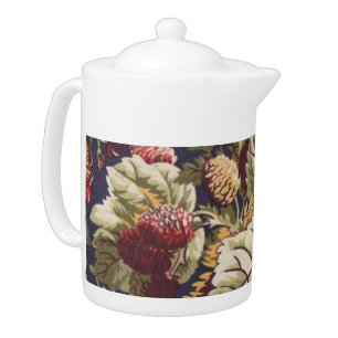 Vintage Wildflower Garden Teapot
