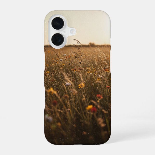 Vintage Wildflower Meadow iPhone Case (Back)