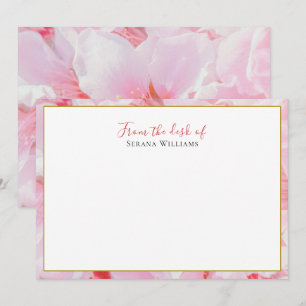 Vintage Wildflower Personalized Note Card