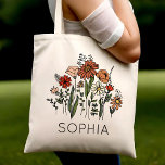 Vintage Wildflowers Aesthetic Floral Gift For Her Tote Bag<br><div class="desc">Vintage Wildflowers Aesthetic Floral Gift For Her Tote Bag</div>