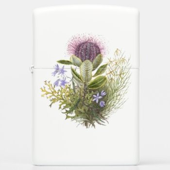 Vintage Wildflowers Thistle Zippo Lighter by Sara_Valor at Zazzle