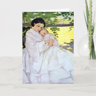 Vintage Willcox Mother & Baby Mother's Day Card