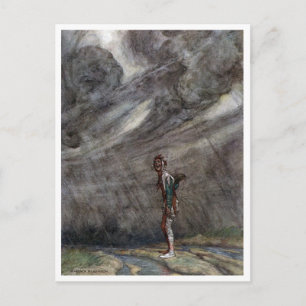 Vintage William H. Robinson Rain Every Day Postcard