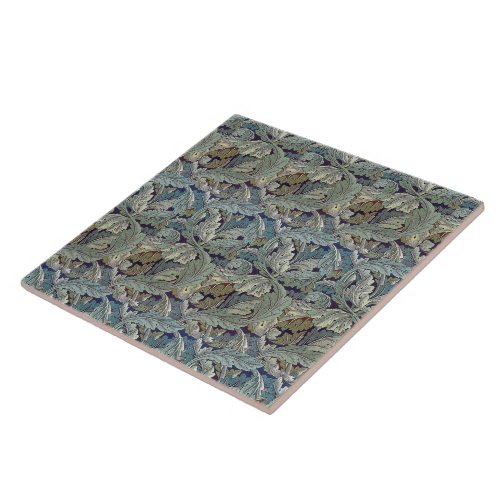 Vintage William Morris Acanthus  Ceramic Tile