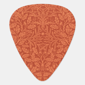 Vintage William Morris Acorn Oak Leaves Pattern Guitar Pick