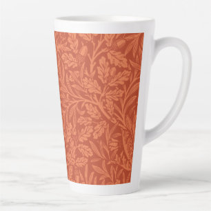 Vintage William Morris Acorn Oak Leaves Pattern Latte Mug