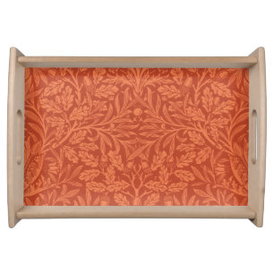 Vintage William Morris Acorn Oak Leaves Pattern Serving Tray