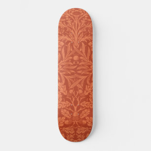 Vintage William Morris Acorn Oak Leaves Pattern Skateboard