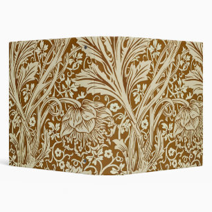 Vintage William Morris Arcadia Floral Art Print 3 Ring Binder