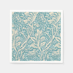 Vintage William Morris Arcadia Floral Seamless Napkins