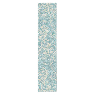Vintage William Morris Arcadia Floral Seamless Short Table Runner