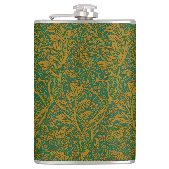 Vintage William Morris Arcadia Full Seamless Flask (Front)