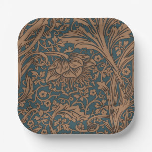 Vintage William Morris Arcadia Full Seamless Paper Plates