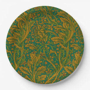 Vintage William Morris Arcadia Full Seamless Paper Plates
